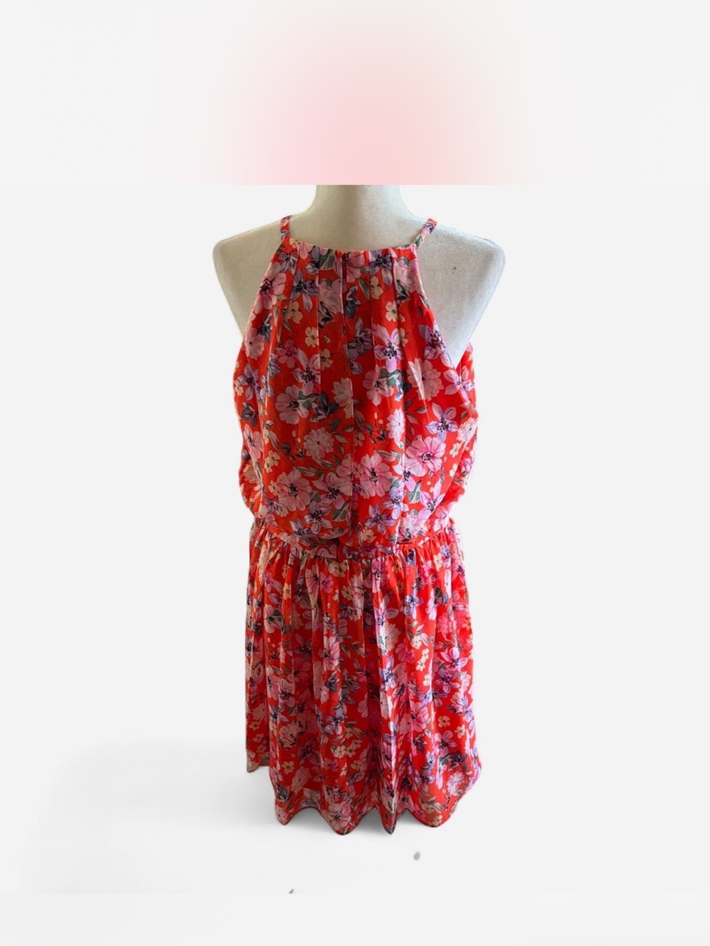 Floral Halter Dress - Large - NWT - Picture 2 of 5